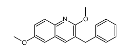 3-benzyl-2,6-dimethoxyquinoline structure