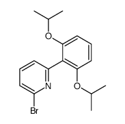 2-bromo-6-[2,6-di(propan-2-yloxy)phenyl]pyridine结构式