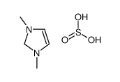 1,3-dimethyl-1,2-dihydroimidazol-1-ium,hydrogen sulfite结构式