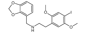 N-(1,3-benzodioxol-4-ylmethyl)-2-(4-iodo-2,5-dimethoxyphenyl)ethanamine结构式