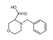 (R)-4-BENZYL-3-MORPHOLINECARBOXYLIC ACID Structure