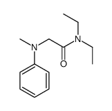 N,N-diethyl-2-(N-methylanilino)acetamide结构式