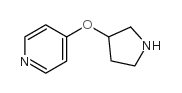 4-(吡咯烷-3-基氧基)-吡啶结构式