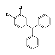 4-benzhydryl-2-chlorophenol Structure