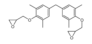 4,4'-Dihydroxy-3,3',5,5'-tetramethyldiphenylmethane diglycidyl ether Structure