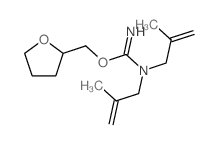 Pseudourea,3,3-bis(2-methylallyl)-2-(tetrahydrofurfuryl)- (7CI)结构式
