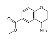 methyl 4-amino-3,4-dihydro-2H-chromene-6-carboxylate Structure