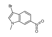 3-bromo-1-methyl-6-nitroindole Structure