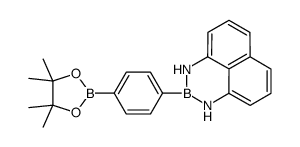 2-[4-(4,4,5,5-Tetramethyl-1,3,2-dioxaborolan-2-yl)phenyl]-2,3-dih ydro-1H-naphtho[1,8-de][1,3,2]diazaborinine Structure
