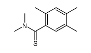 N,N,2,4,5-pentamethylbenzenecarbothioamide Structure