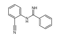 N'-(2-cyanophenyl)benzenecarboximidamide Structure