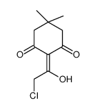 2-(2-chloro-1-hydroxyethylidene)-5,5-dimethylcyclohexane-1,3-dione Structure