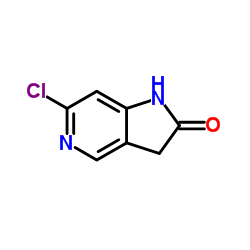 6-氯-1H-吡咯并[2,3-C]吡啶-2(3H)-酮结构式