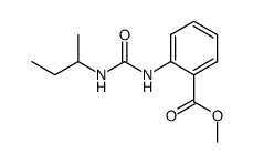 methyl 2-(3-sec-butylureido)benzoate结构式