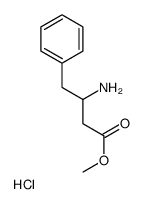 METHYL 3-AMINO-4-PHENYLBUTANOATE HYDROCHLORIDE Structure