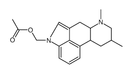 [(6aR,9R)-7,9-dimethyl-6,6a,8,9,10,10a-hexahydroindolo[4,3-fg]quinoline-4-yl]methyl acetate结构式