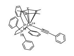 [(C5Me5)Os(dppe)(CCPh)] Structure