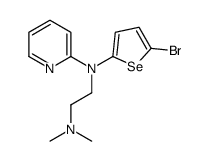 N'-(5-bromoselenophen-2-yl)-N,N-dimethyl-N'-pyridin-2-ylethane-1,2-diamine结构式