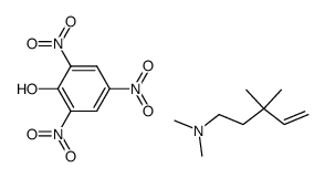 (3,3-dimethyl-pent-4-enyl)-dimethyl-amine, picrate Structure