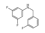 3,5-Difluoro-N-(3-fluorobenzyl)aniline Structure