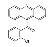 acridin-9-yl-(2-chloro-phenyl)-ketone结构式