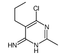 6-chloro-2-methyl-5-propylpyrimidin-4-amine结构式