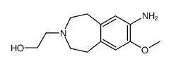 2-(8-amino-7-methoxy-1,2,4,5-tetrahydro-3-benzazepin-3-yl)ethanol结构式
