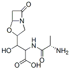 2-(L-Alanylamino)-3-(7-oxo-4-oxa-1-azabicyclo[3.2.0]heptan-3-yl)-3-hydroxypropionic acid结构式