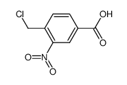4-(Chloromethyl)-3-nitrobenzoic acid结构式