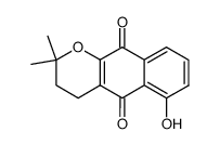 6-hydroxy-α-lapachone Structure