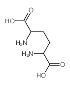 Hexanedioic acid,2,5-diamino-结构式