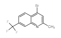 4-BROMO-2-METHYL-7-TRIFLUOROMETHYLQUINOLINE structure