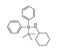 N-[tert-butyl(diphenyl)silyl]cyclohexanamine Structure