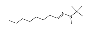 1-(tert-butyl)-1-methyl-2-octylidenehydrazine结构式