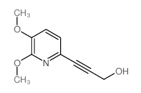 3-(5,6-Dimethoxypyridin-2-yl)prop-2-yn-1-ol structure