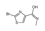 2-BROMO-N-METHYLTHIAZOLE-4-CARBOXAMIDE structure