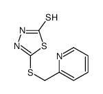 5-(pyridin-2-ylmethylsulfanyl)-3H-1,3,4-thiadiazole-2-thione Structure