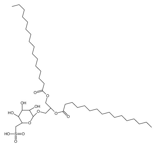 sulfoquinovosyl dipalmitoyl glyceride structure