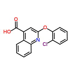 2-(2-Chlorophenoxy)-4-quinolinecarboxylic acid Structure