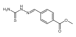4-thiosemicarbazonomethyl-benzoic acid methyl ester结构式