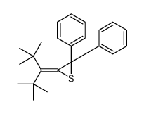 2,2-diphenyl-3-(2,2,4,4-tetramethylpentan-3-ylidene)thiirane Structure
