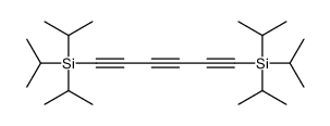 tri(propan-2-yl)-[6-tri(propan-2-yl)silylhexa-1,3,5-triynyl]silane Structure
