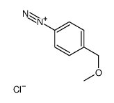 4-(methoxymethyl)benzenediazonium,chloride结构式