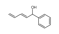 (2E)-1-phenyl-2,4-pentadiene-1-ol结构式