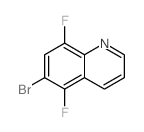 6-Bromo-5,8-difluoroquinoline Structure