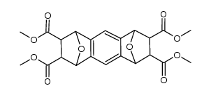 tetramethyl 1,2,3,4,5,6,7,8-octahydro-1,4:5,8-diepoxyanthracene-2,3,6,7-tetracarboxylate Structure