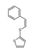 cis-1-phenyl-2-(2-thienylthio)ethene Structure