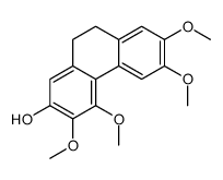 3,4,6,7-tetramethoxy-9,10-dihydrophenanthren-2-ol结构式