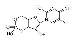 4-amino-1-[(6R,7R)-2,7-dihydroxy-2-oxo-4a,6,7,7a-tetrahydro-4H-furo[3,2-d][1,3,2]dioxaphosphinin-6-yl]-5-methylpyrimidin-2-one Structure