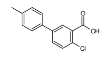 2-chloro-5-(4-methylphenyl)benzoic acid结构式
